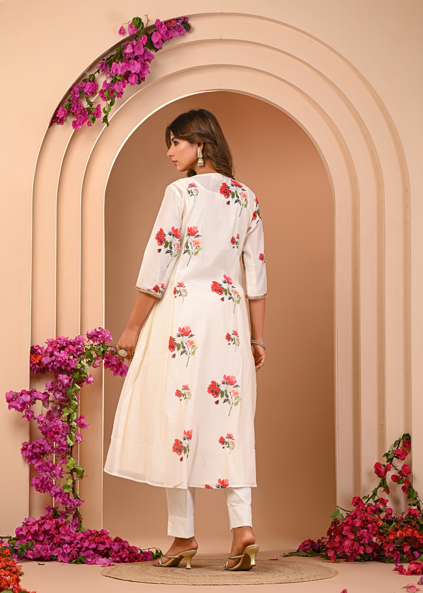 Ivory Bloom Kurta Set