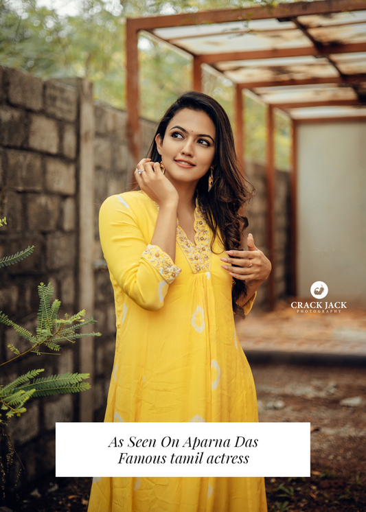 Yellow Story Kurta Set