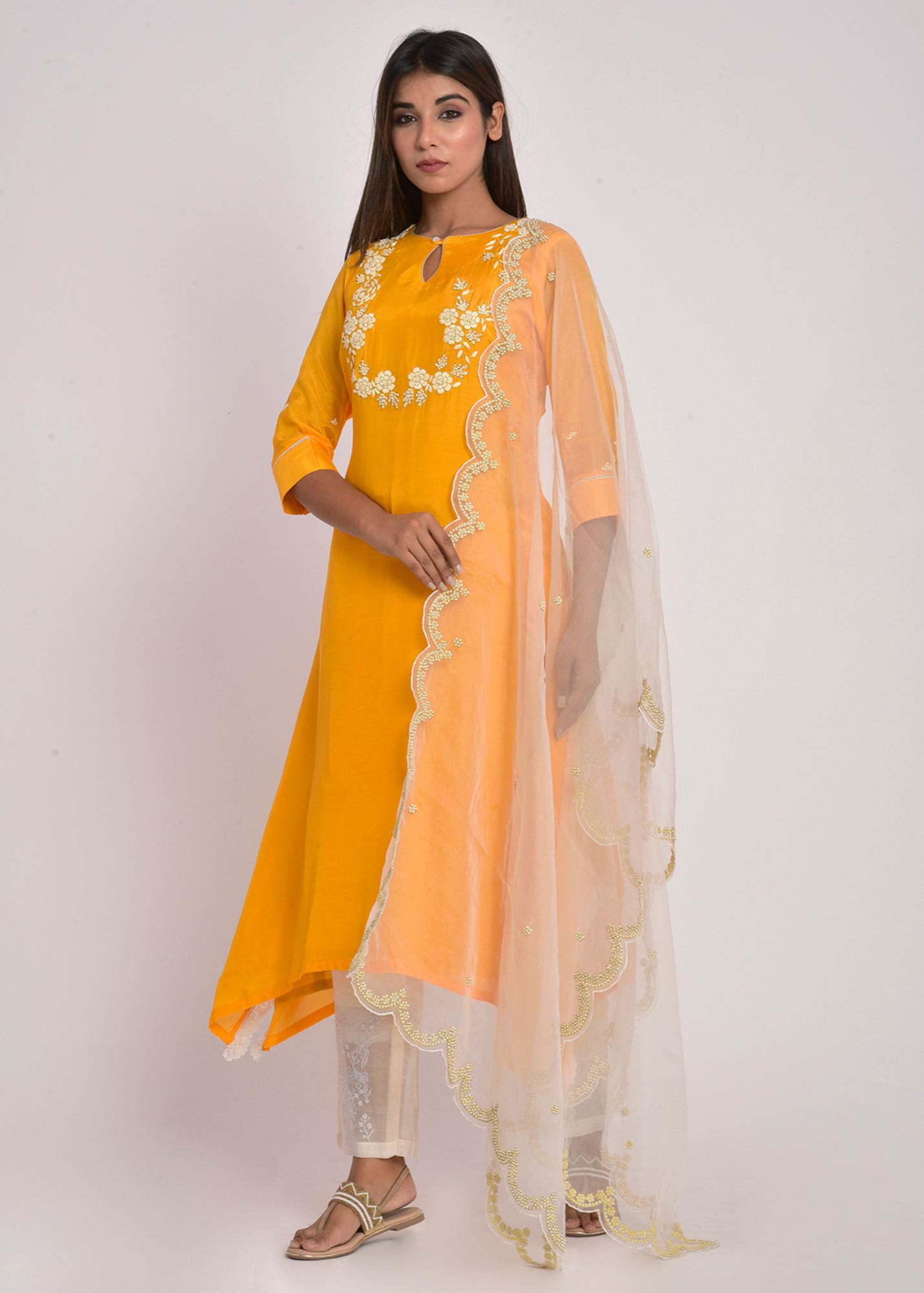 Kesar Phool Kurta Set