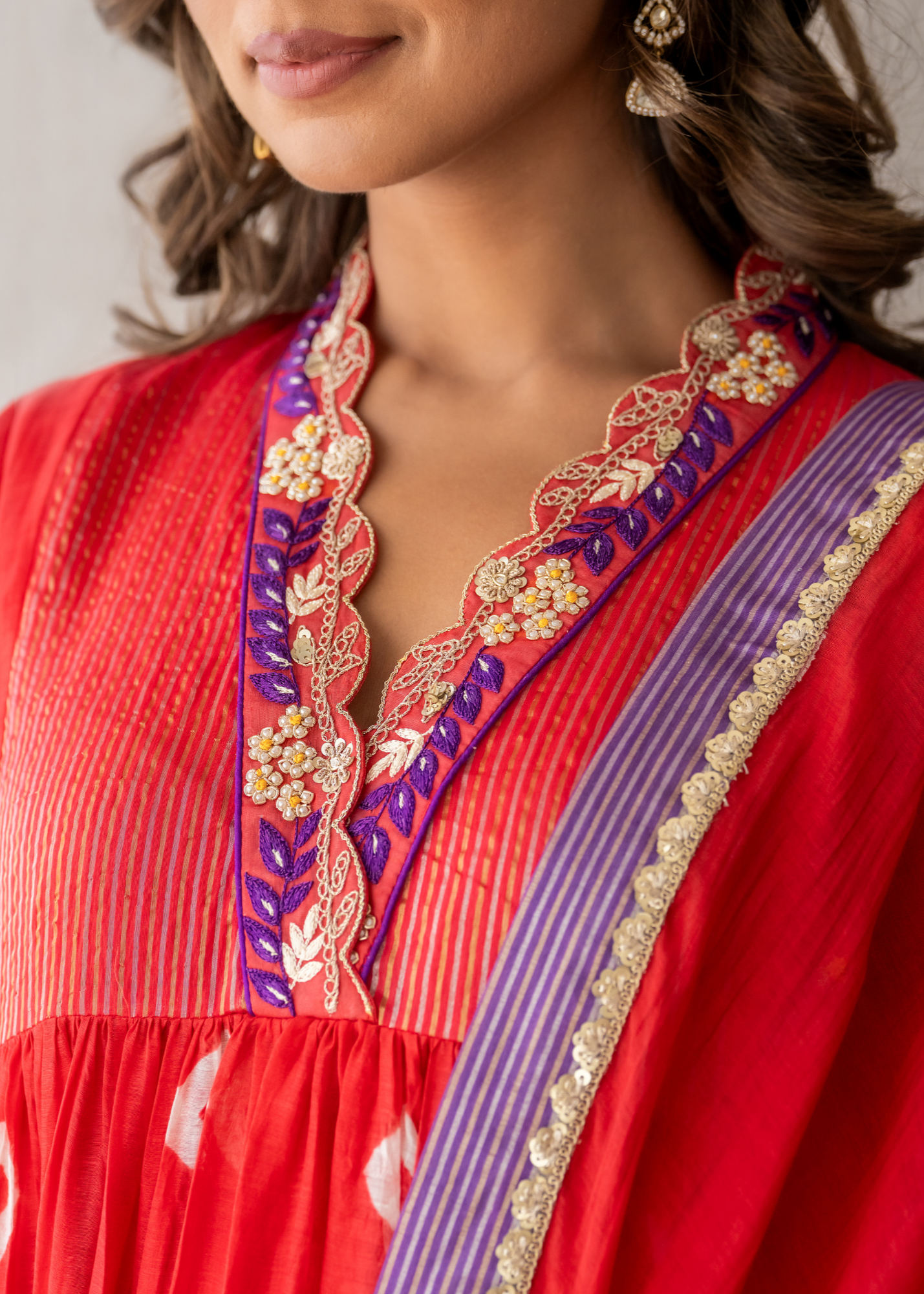 Scarlet Kurta Set