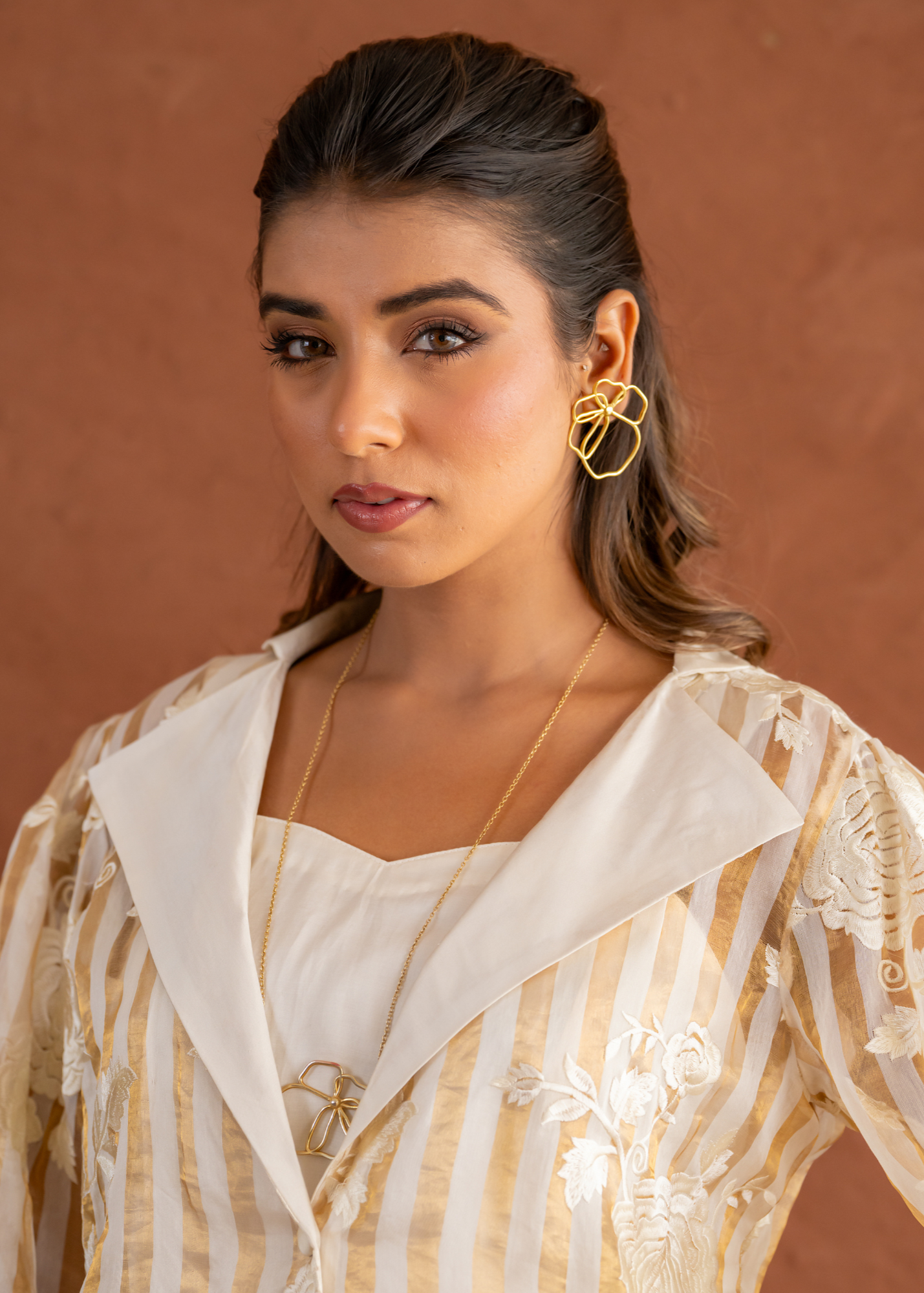 Ivory & Gold Elegance Co-ord Set