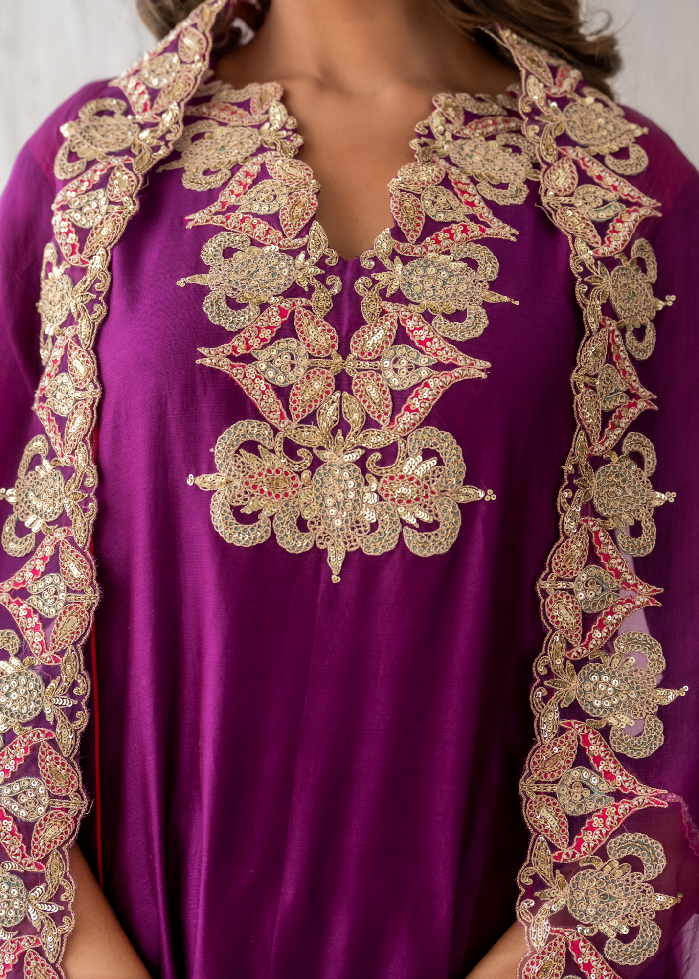 Deep Purple Suit Set