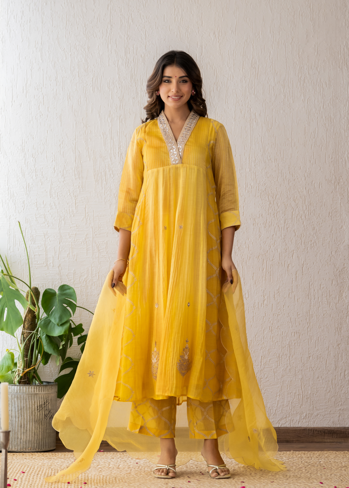 Golden Yellow Kurta Set