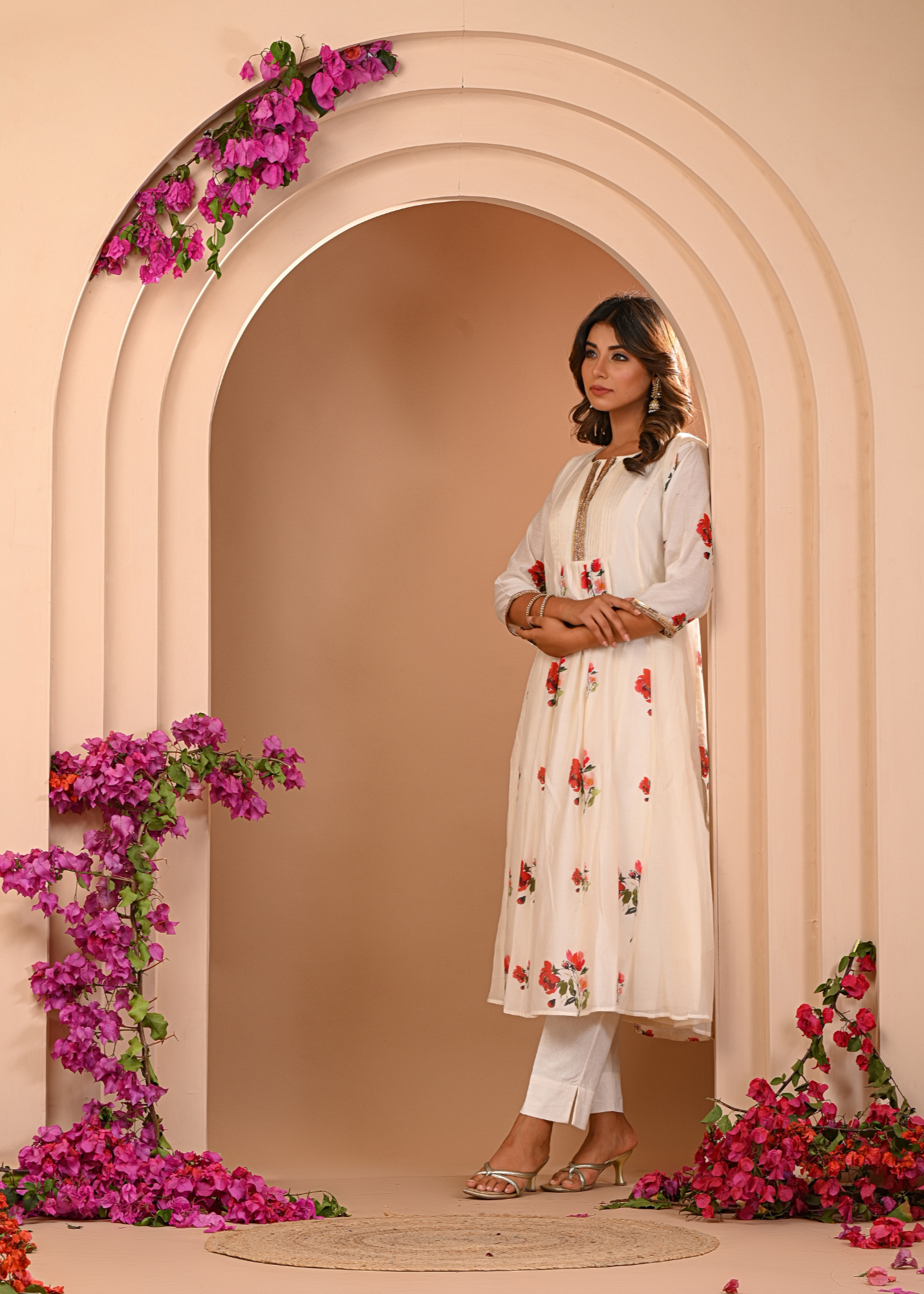 Ivory Bloom Kurta Set