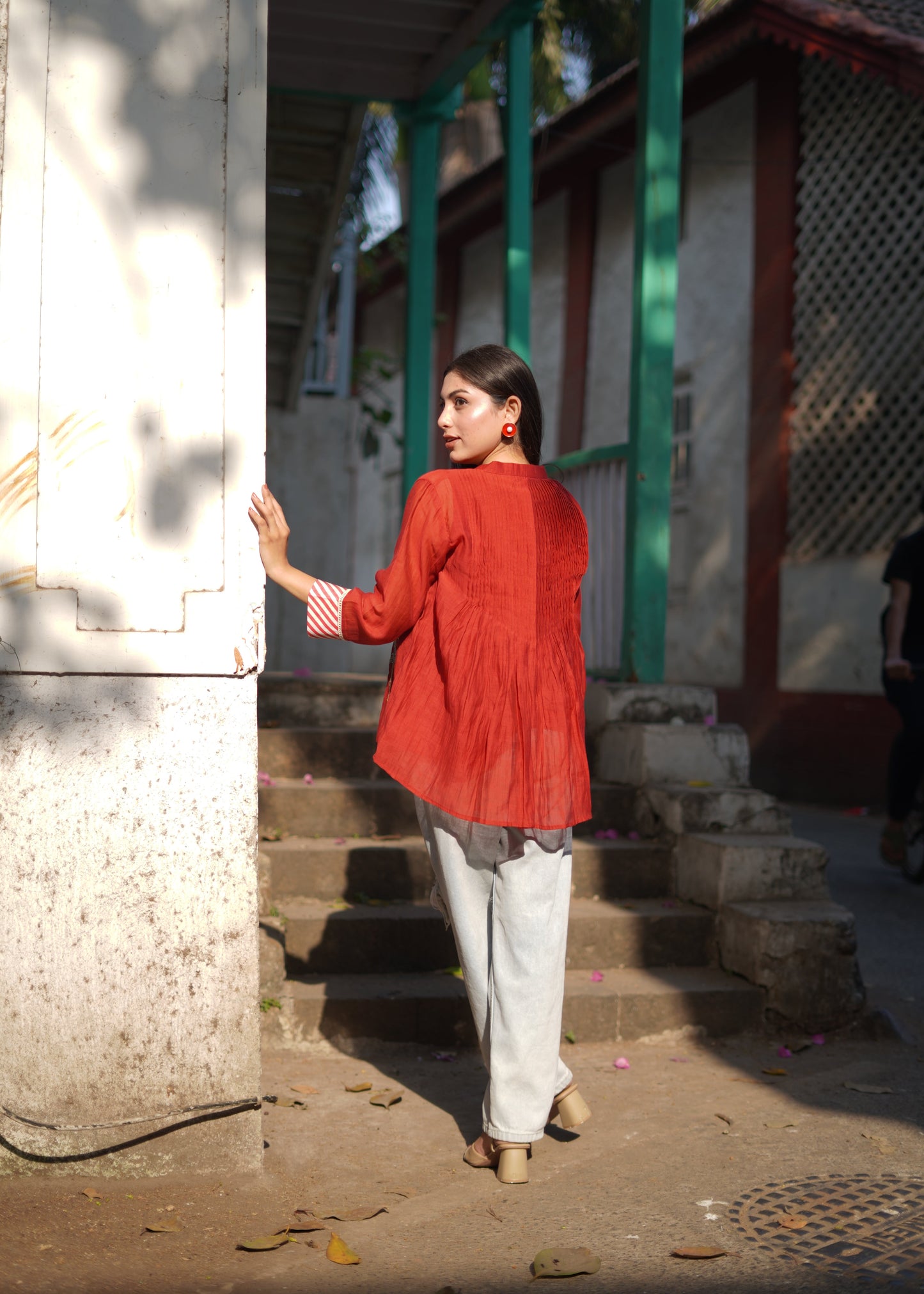 Deep Red Shirt