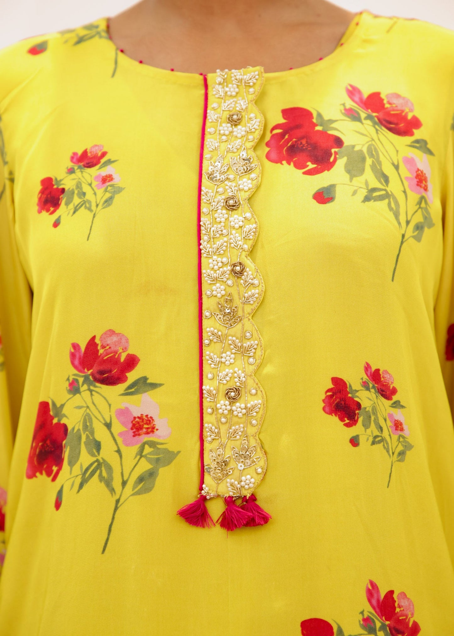 Yellow Floral Co-ord Set