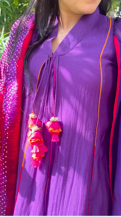 Purple tassels