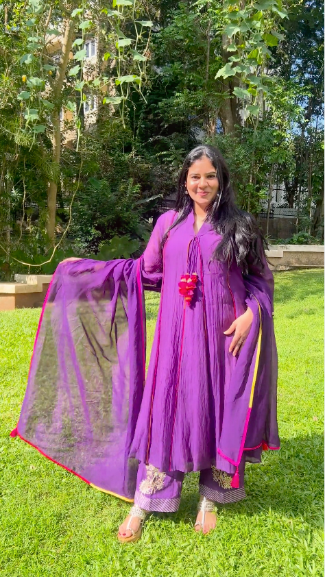 Purple tassels
