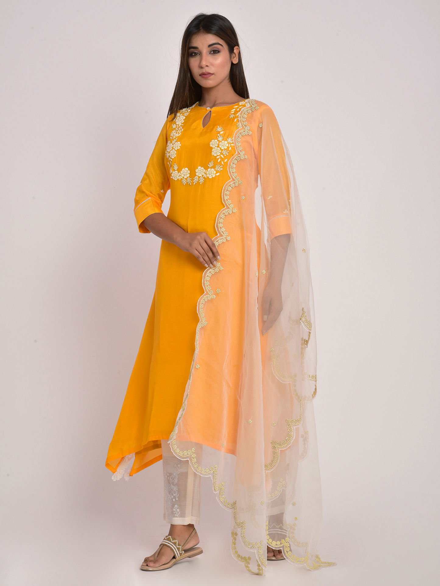 Kesar Phool Kurta Set