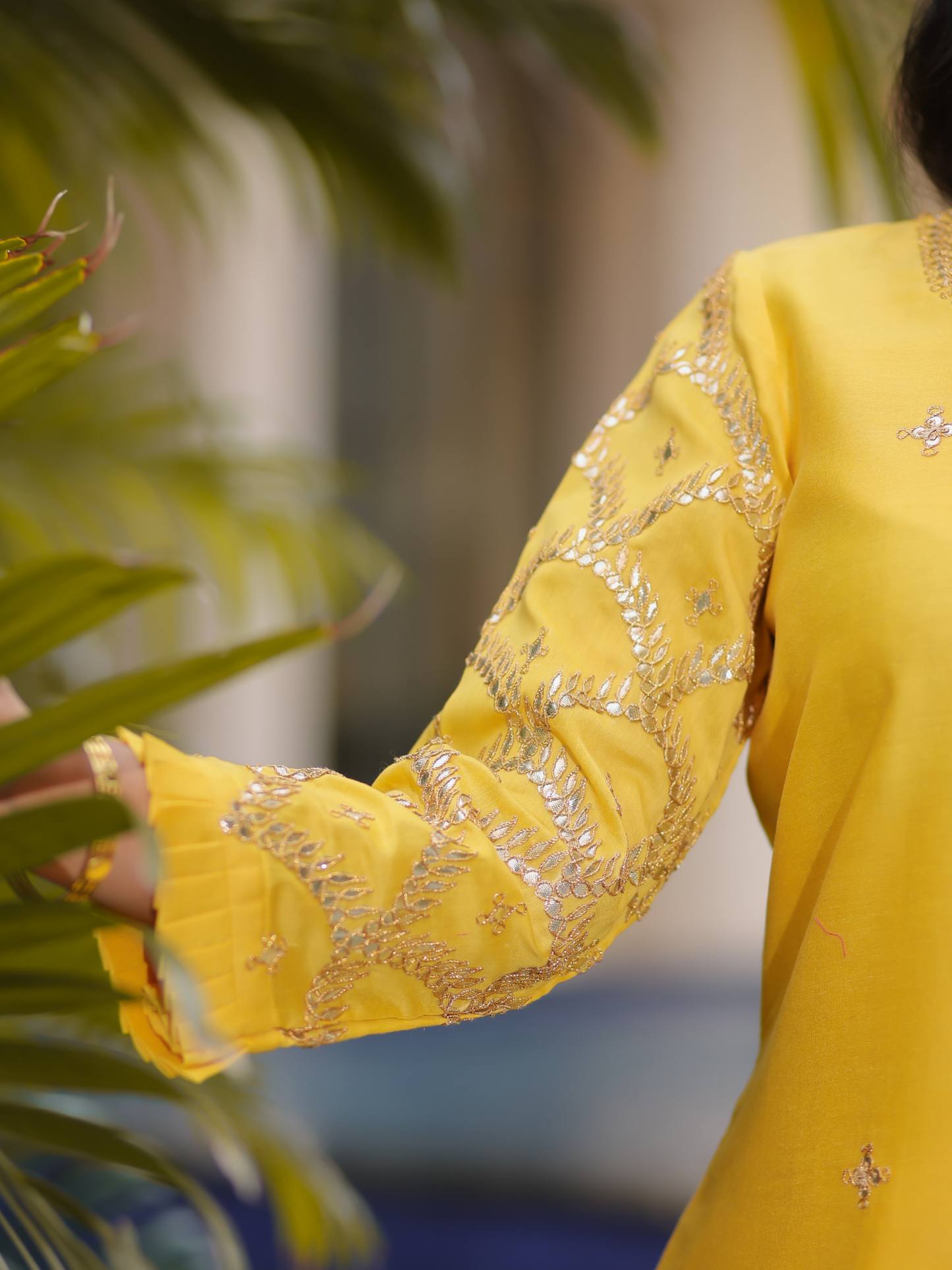 Yellow Blossom Kurta Set