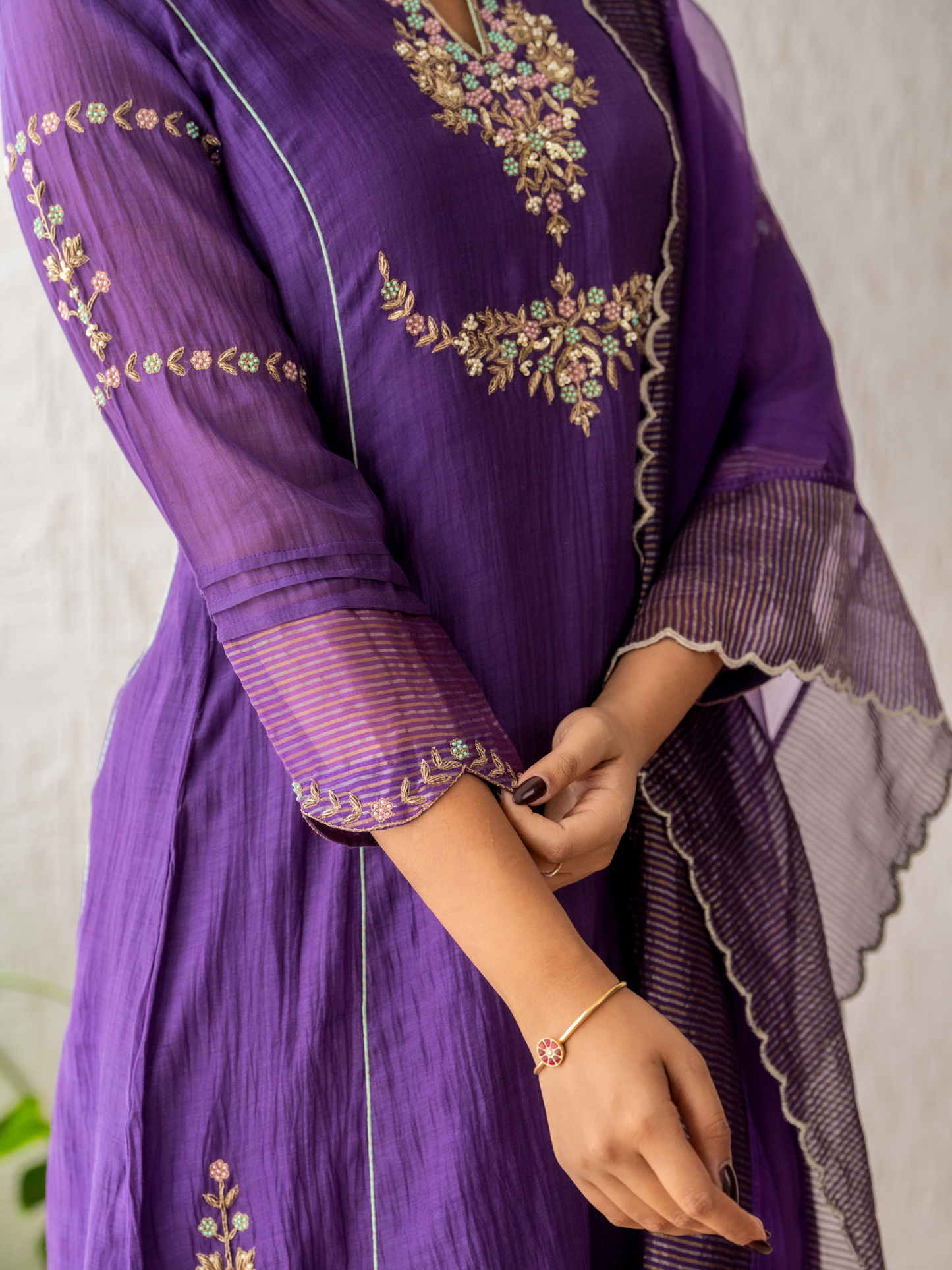 Royal Purple Kurta Set