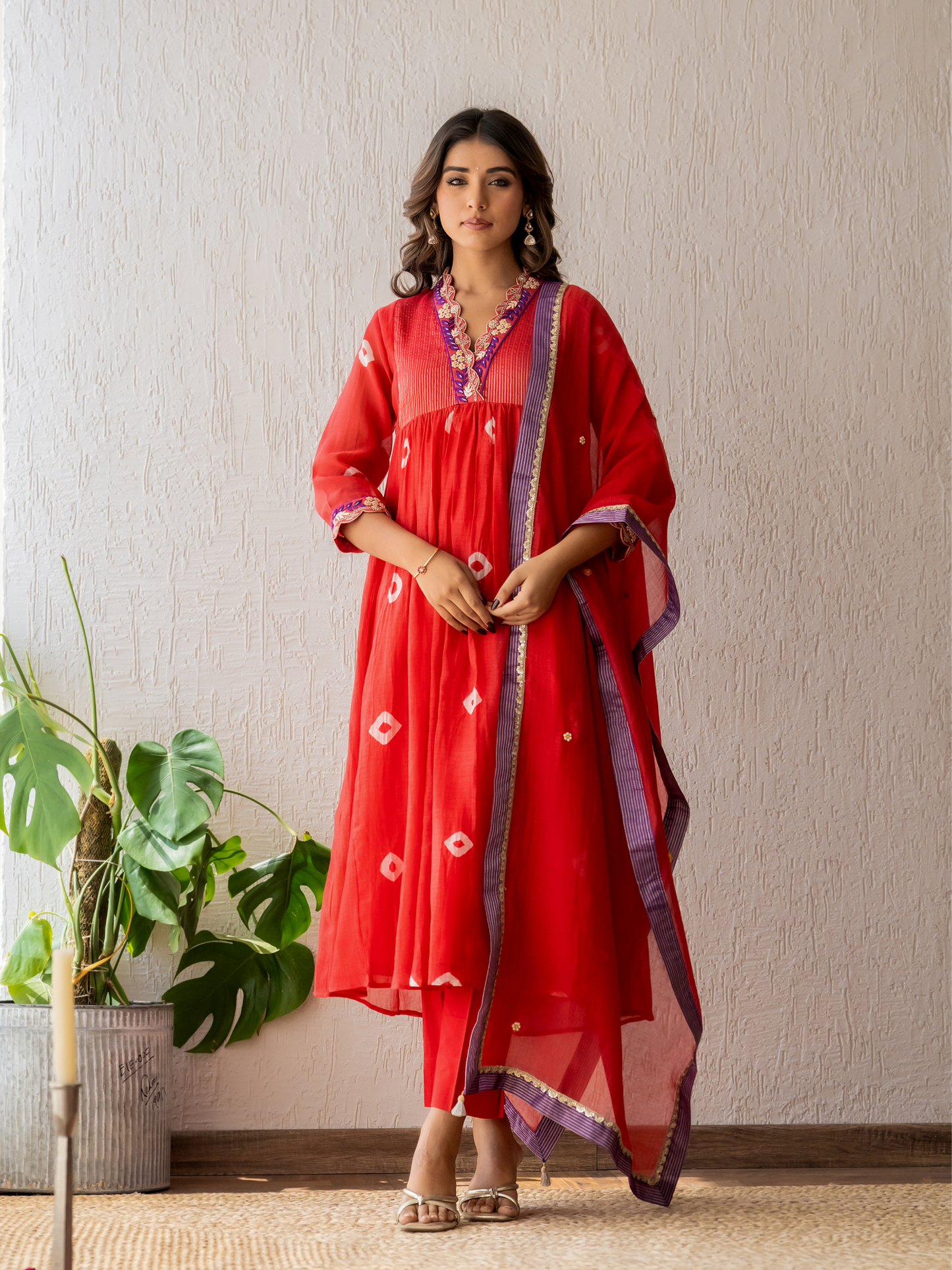 Scarlet Kurta Set