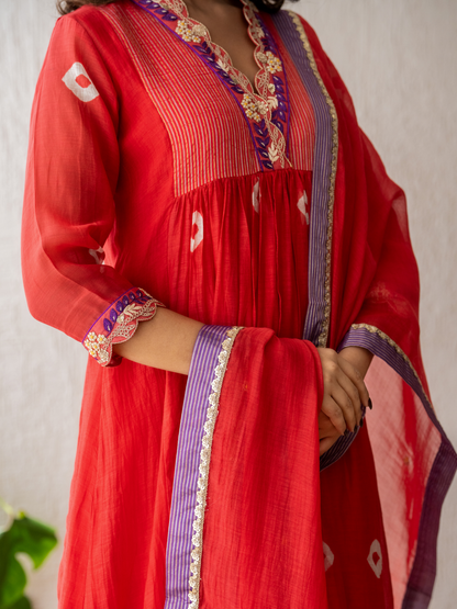 Scarlet Kurta Set