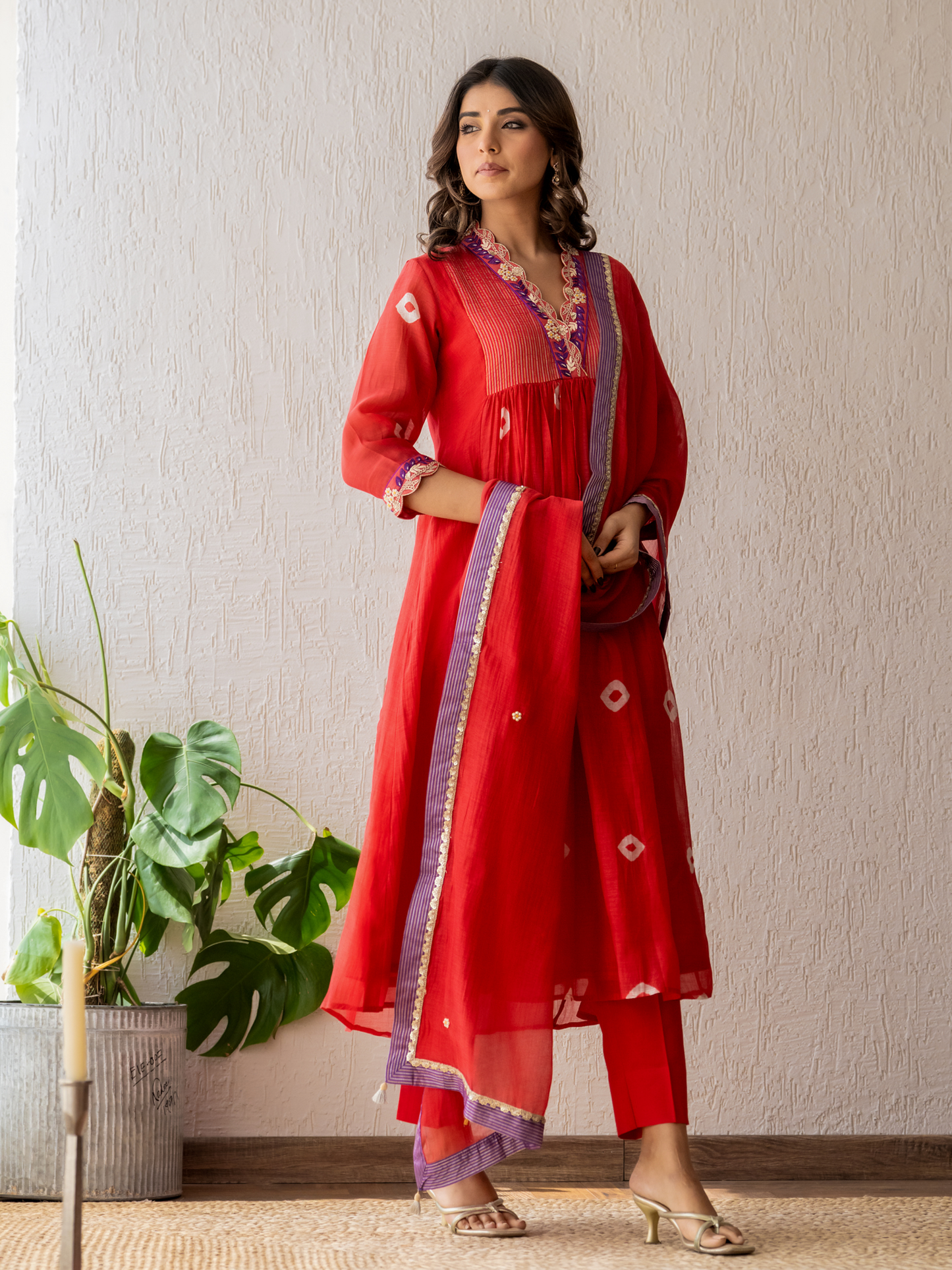 Scarlet Kurta Set