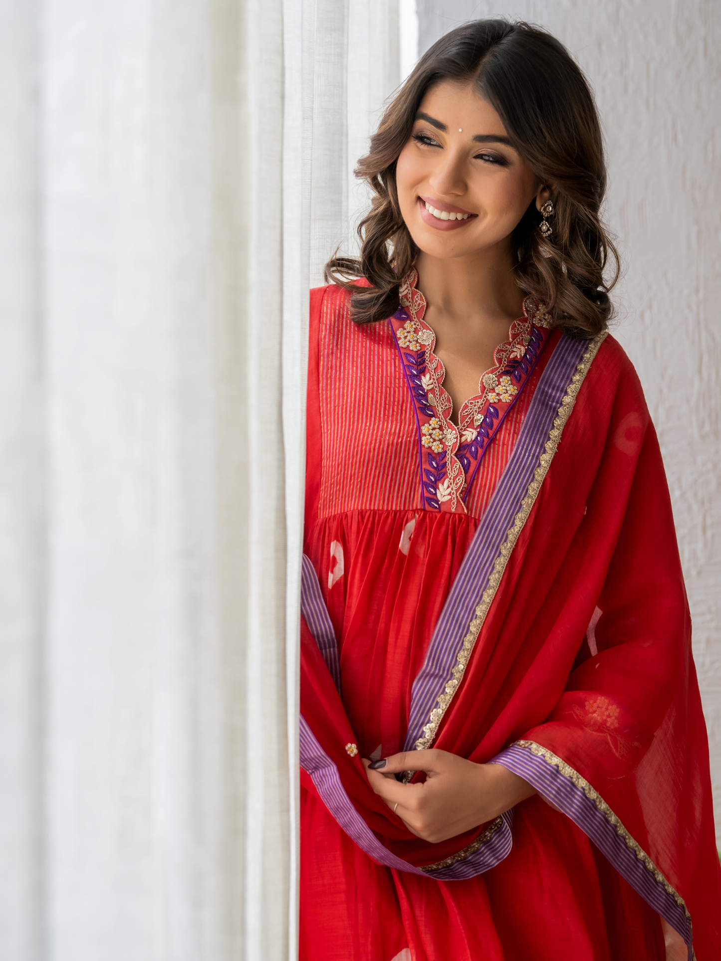 Scarlet Kurta Set