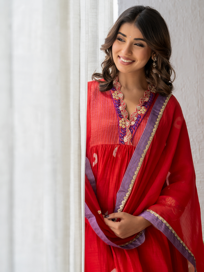 Scarlet Kurta Set