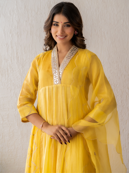 Golden Yellow Kurta Set