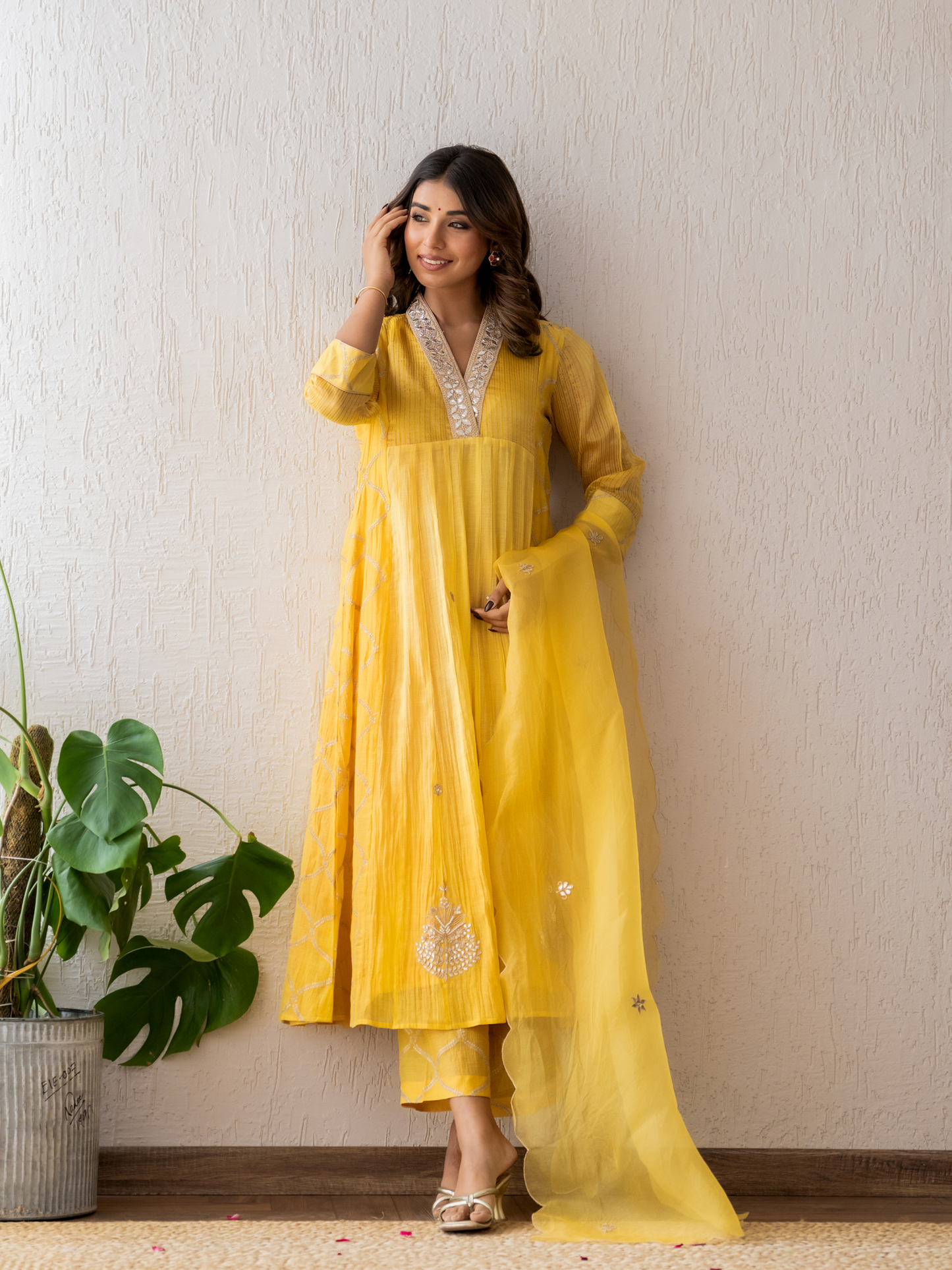 Golden Yellow Kurta Set