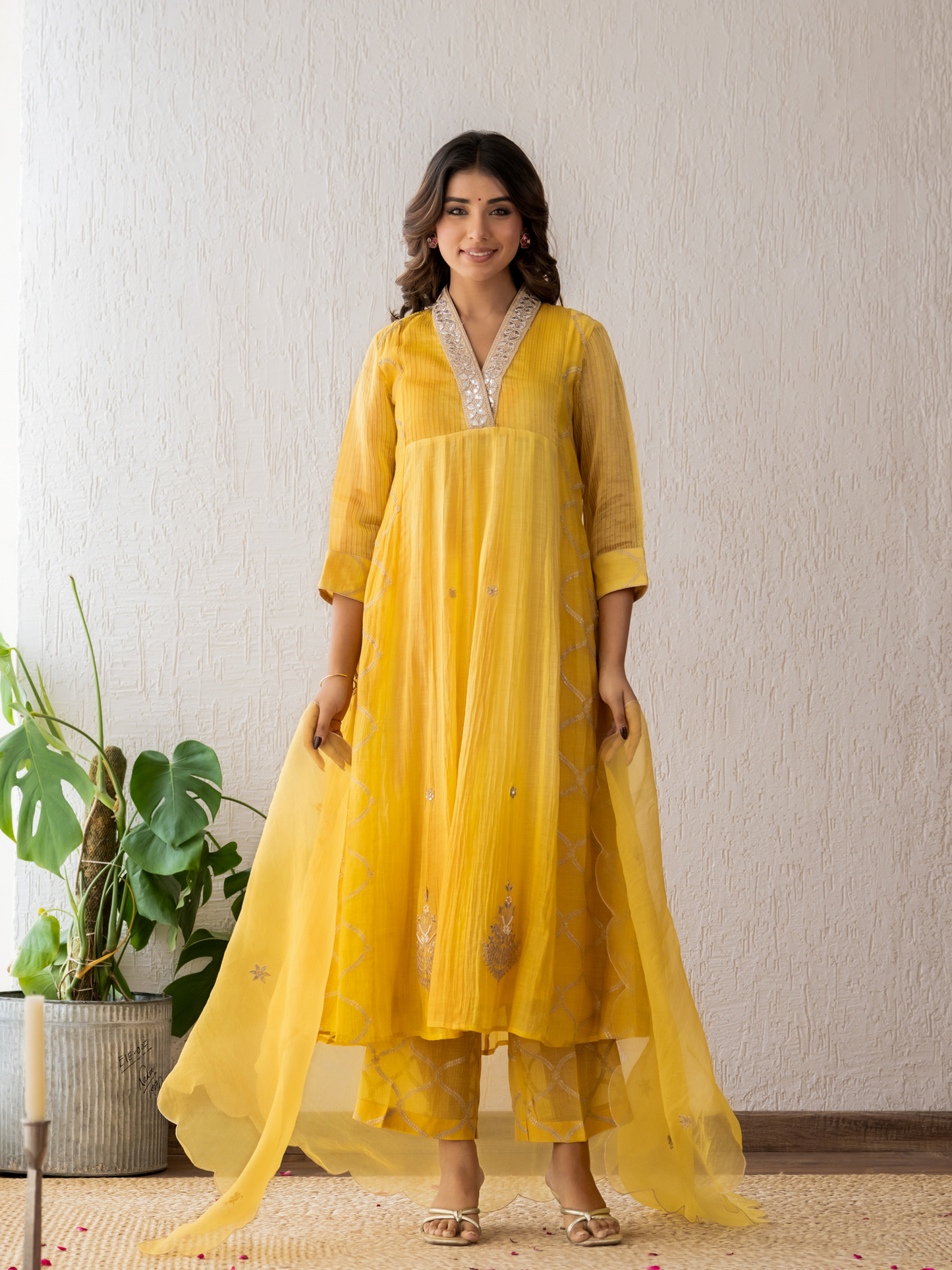 Golden Yellow Kurta Set