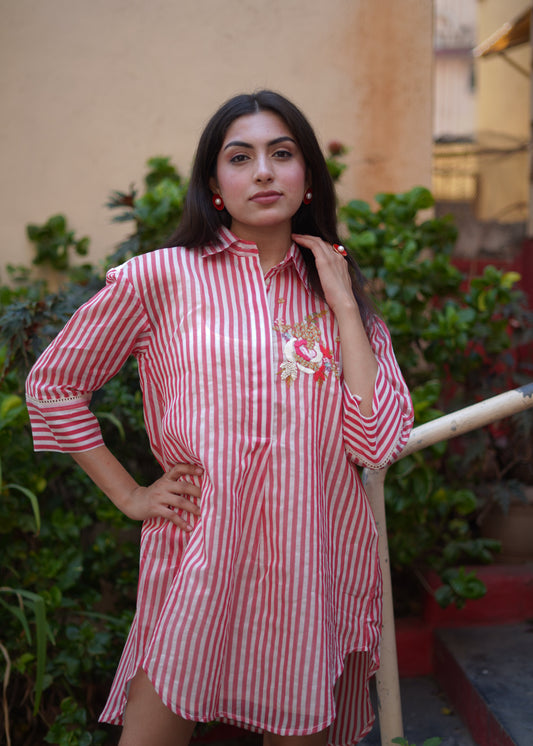 Summer Lines Rose Shirt