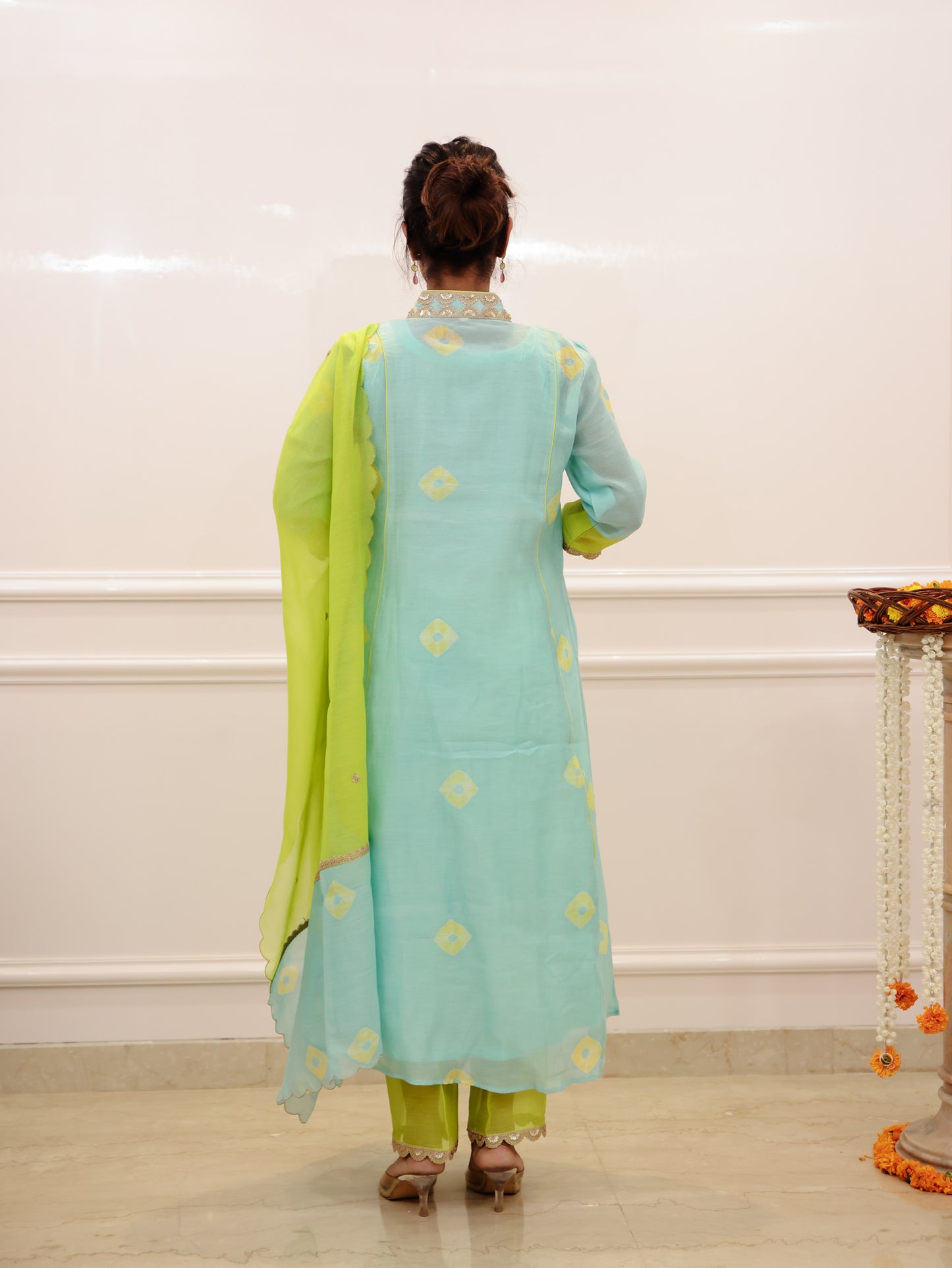 Firoza Turquoise Anarkali