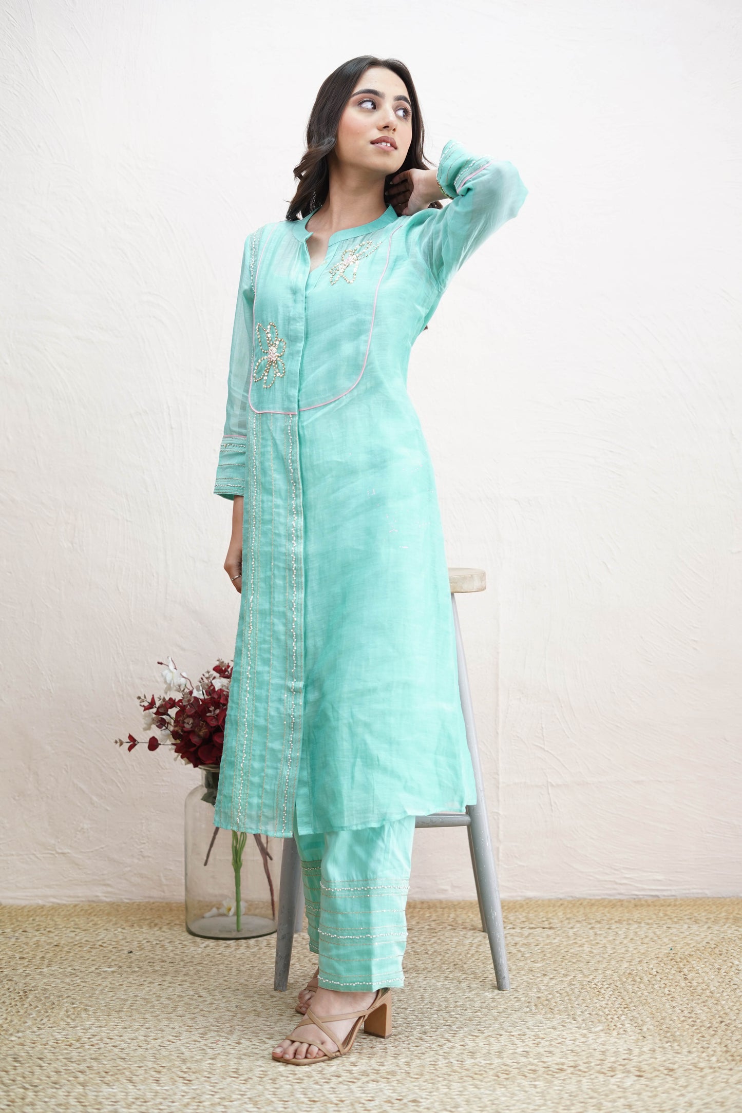 Turquoise Sequin